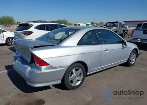 2004 Honda Civic Ex z USA, uszkodzony, nr VIN 1HGEM22064L082986
